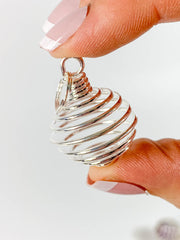 Silver Spiral Pendant