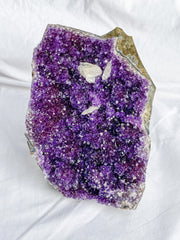 Amethyst Quartz Druzy CutBase Cluster 1.5kg