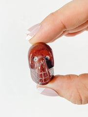 Red Jasper Mini Skull