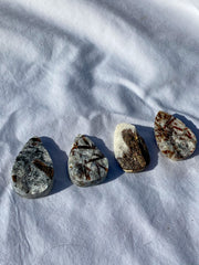 Astrophyllite Cabochon Natural Light Teardrop Small
