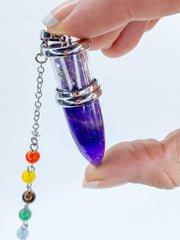 Amethyst Seer Chakra Pendulum