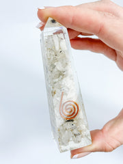 Orgonite MoonStone Obelisk | Medium
