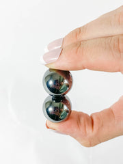 Magnetic Hematite Sphere Pair | Mini