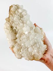 Apophyllite Cluster with Druzy Inclusions 2.2kg