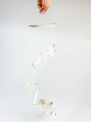 Stars Windchimes | White Onyx