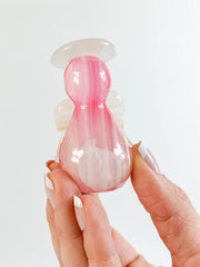 Onyx Pink Angel Carving