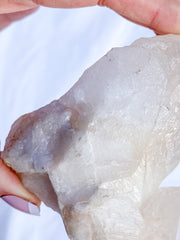 Himalayan Quartz Cluster Elestial with Inclusions 458g