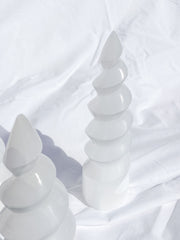 Selenite Unicorn Horn | Large