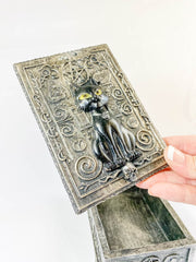 Black Cat Protection Silver Box