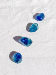 Fluorite Blue Tumbles | Small