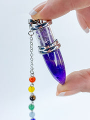 Amethyst Seer Chakra Pendulum