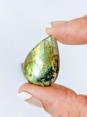 Labradorite Cabochon Tear Drop | Small