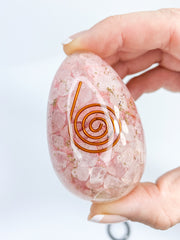Orgonite Rose Quartz Egg | X Large