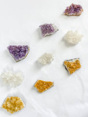 Divine Trio: Citrine + Clear Quartz + Amethyst | Medium