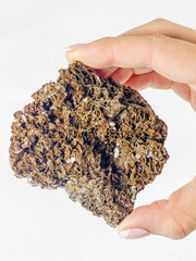 Halite Chocolate Cluster Mineral Specimen Fragile 123g