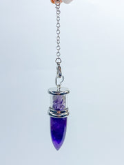 Amethyst Seer Chakra Pendulum