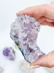 Divine Trio: Citrine + Clear Quartz + Amethyst | X Large