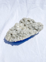 White Heulandite and Stilbite Cluster 1.2kg