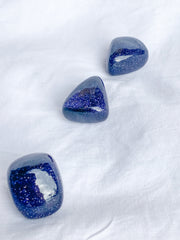 Blue Gold Stone Tumbles | Small
