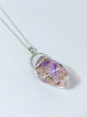 Amethyst Elestial Extra Large Pendant