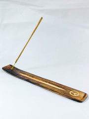 Wooden Incense Holder | Peace