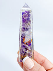 Orgonite Amethyst Obelisk | Medium