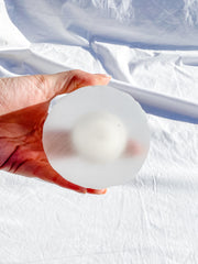 Selenite Natural Tube Candle Base