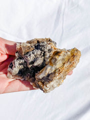 Quartz Natural Mineral Specimen Cluster 323g