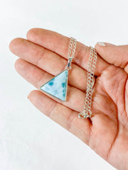 Larimar Pendant Triangle
