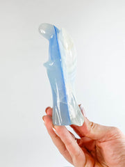 Onyx Blue Angel Carving