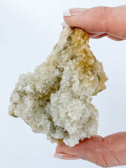 White Heulandite Cluster 75g