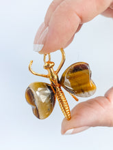 Tiger Eye Dragonfly Carving