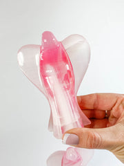 Onyx Pink Angel Carving