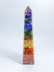 Orgonite Chakra Obelisk | X Large