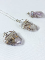 Amethyst Elestial Large Pendant