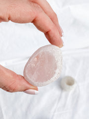 Calming Seer Trio Medium: Amethyst + Rose Quartz + Clear Quartz