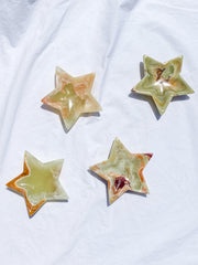 Green Onyx Star Bowl | Large