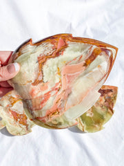 Green Onyx Leaf Bowl | X Large