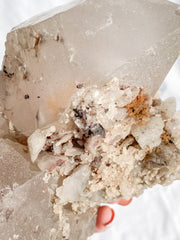Smoky Himalayan Quartz with Inclusions CutBase Cluster 1.6kg