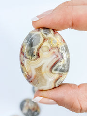 Crazy Lace Agate Worry Stone