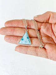 Larimar Pendant Triangle