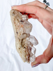 Himalayan Quartz Cluster with Inclusions 199g