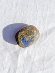 Azurite and Malachite Free Form on Matrix 38g