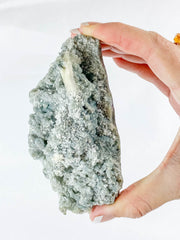 Chalcedony Cluster with Inclusions 279g