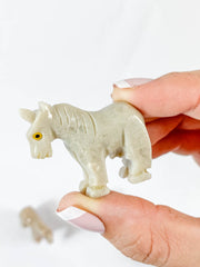 Jasper Unicorn Carving