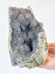 Black Amethyst CutBase Cluster 1.4kg
