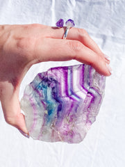 Fluorite Slice 274g