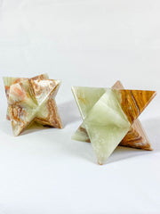 Green Onyx Merkaba XXL