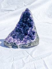 Black Amethyst CutBase Cluster 524g