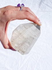 Natural Citrine Semi Polished Point 394g